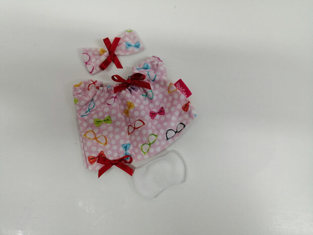 tienerpop kleertjes Luci junior vinyl roze