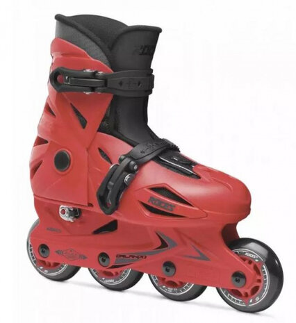 inline skates Orlando III hardboot 80A rood maat 36-40