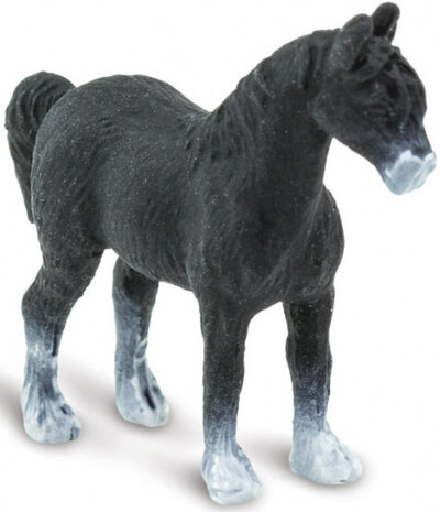 speelfiguur paard junior 2,5 cm zwart/wit 192 stuks
