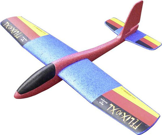 zweefvliegtuigje Felix iQ XL polypropyleen 84 cm blauw/rood