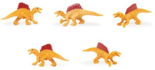 speelgoedfiguren Spinosaurus junior lichtbruin 192 stuks