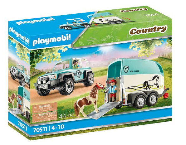 Country - Auto met aanhanger (70511)