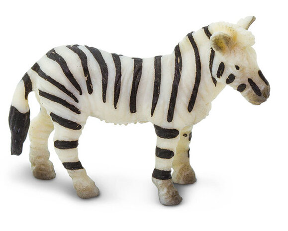 speelset Lucky Minis zebra&#039;s 2,5 cm zwart/wit 192-delig