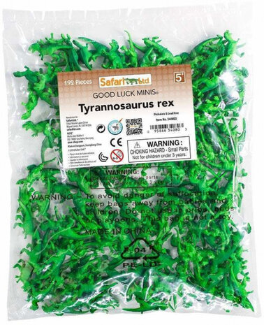 speelset Good Luck Minis T-Rex 2,5 cm groen 192-delig