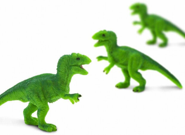 speelset Good Luck Minis T-Rex 2,5 cm groen 192-delig