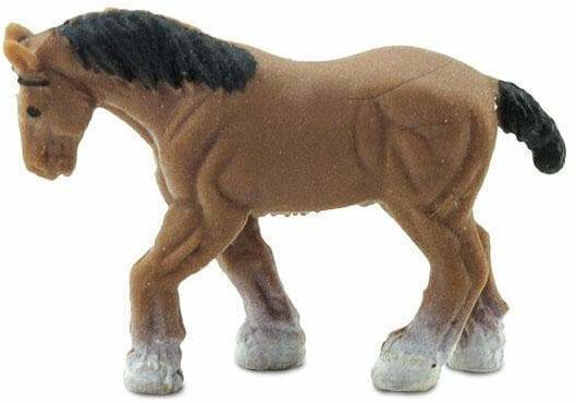 speelset Good Luck Minis Clydesdales 2,5 cm bruin 192-delig