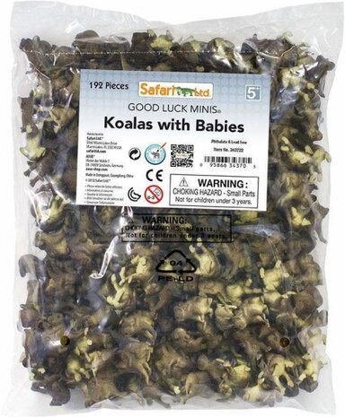 speelset Good Luck Minis koala&#039;s met jongen 2,5 cm 192-delig