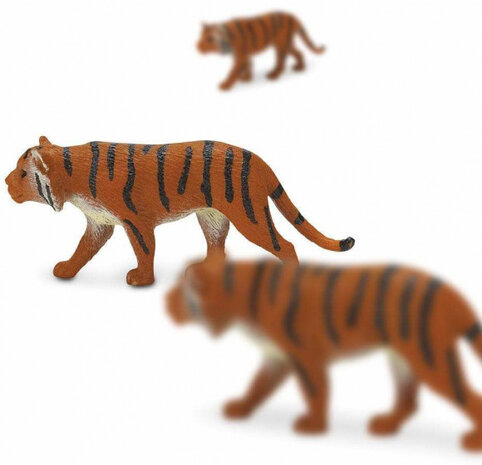 speelset Good Luck Minis Siberische tijgers 2,5 cm 192-delig