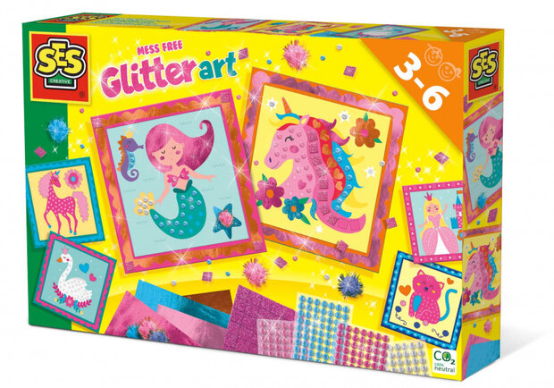 knutselset Glitter Art junior knoeivrij 357-delig