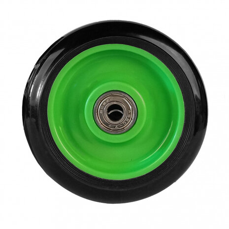 wielen stuntstep Wave 100 mm 82A PU zwart/groen 2 stuks