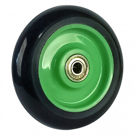wielen stuntstep Wave 100 mm 82A PU zwart/groen 2 stuks