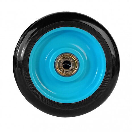 wielen stuntstep Wave 100 mm 82A PU zwart/blauw 2 stuks