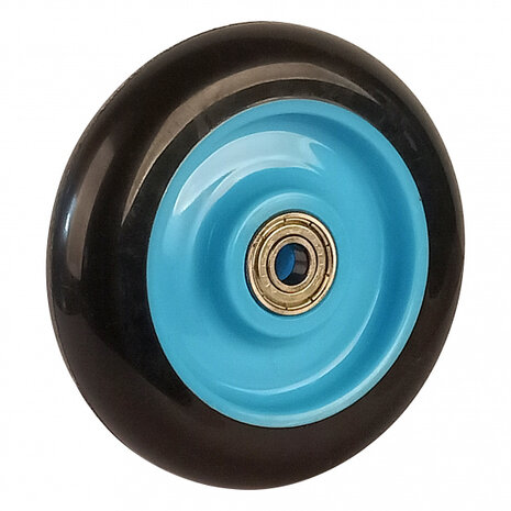 wielen stuntstep Wave 100 mm 82A PU zwart/blauw 2 stuks