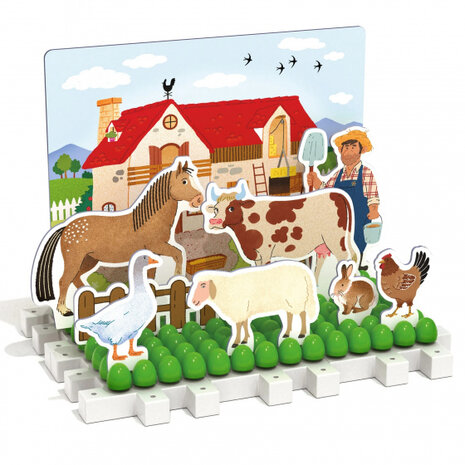 speelfigurenset Play Habitat junior karton 152-delig