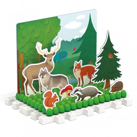 speelfigurenset Play Habitat junior karton 152-delig