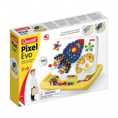 kralenspel Pixel Evo 160 jongens 19 x 22 cm 162-delig