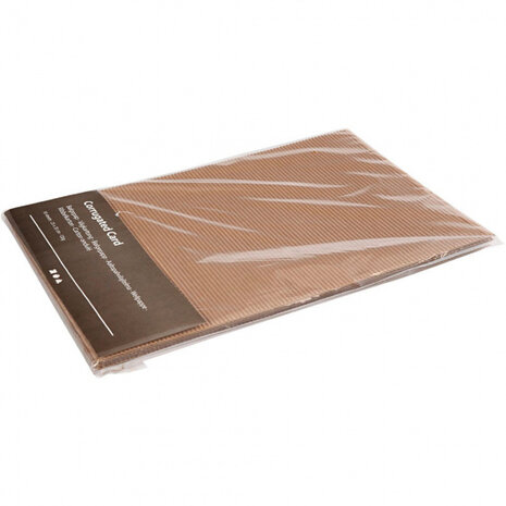 ribbelkarton 25 x 35 cm bruin 10 stuks