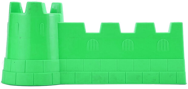 kasteelmuur zandspeelgoed junior 40 x 19 cm groen