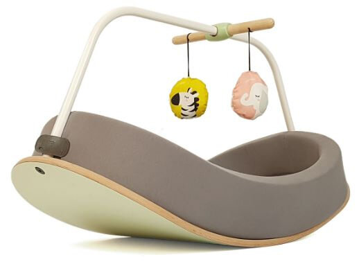 babygym Loop 3-in-1 junior 90 cm katoen/hout grijs