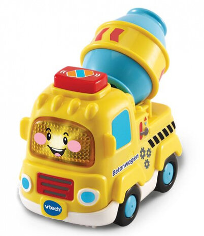 Toet Toet Auto: Bruce Betonwagen 12,7 cm geel