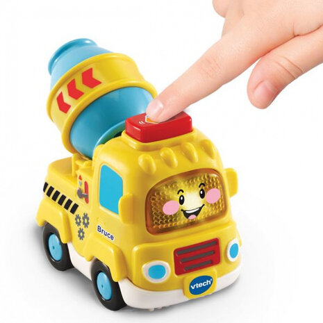 Toet Toet Auto: Bruce Betonwagen 12,7 cm geel
