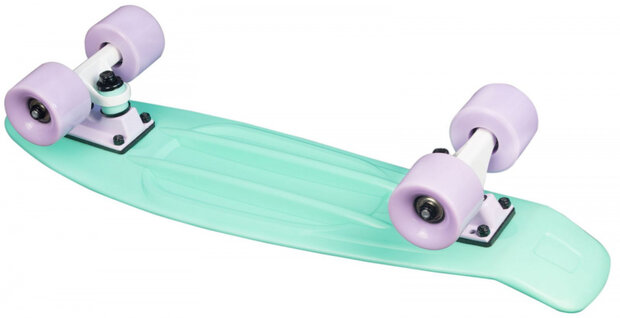 skateboard No Rules 57 x 15 cm hout mintgroen