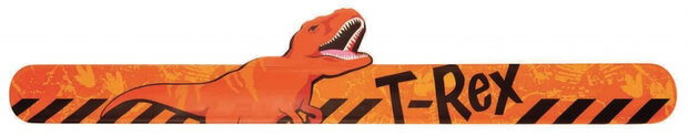 klaparmband T-rex 33 x 5,7 cm oranje