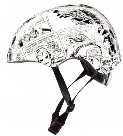 fietshelm The Avengers ABS/EPS wit/zwart maat 54-58 cm