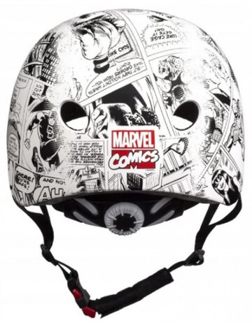 fietshelm The Avengers ABS/EPS wit/zwart maat 54-58 cm