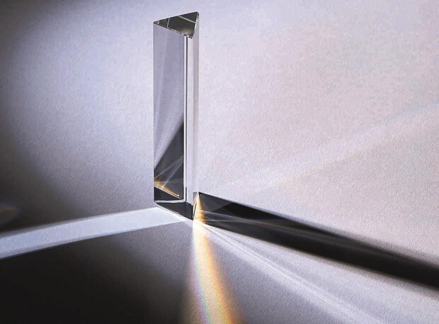 prisma Ph&auml;noMINT junior 9,5 x 3 cm glas transparant