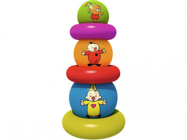 stapeltoren Bumba junior 27 cm PVC 6-delig