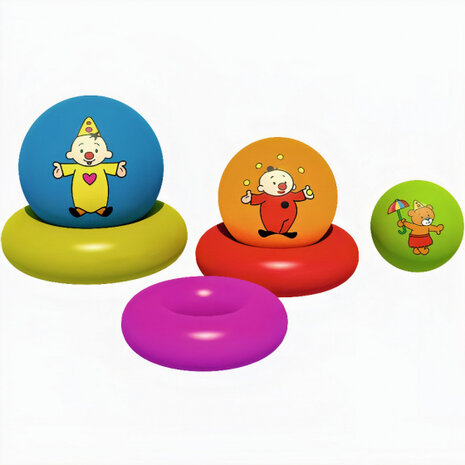 stapeltoren Bumba junior 27 cm PVC 6-delig