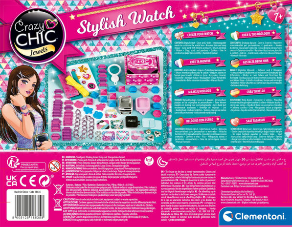 speelset The watch of your style meisjes 14-delig