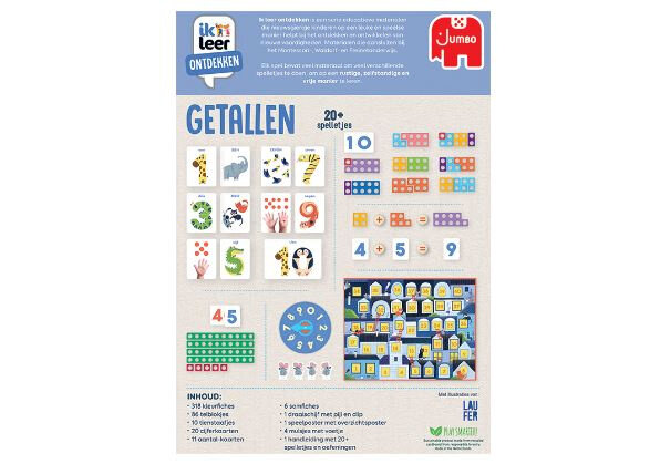 leerspel Ik leer ontdekken Getallen junior 10 delig