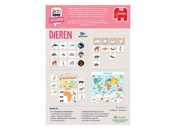 leerspel Ik leer ontdekken Dieren junior 7-delig