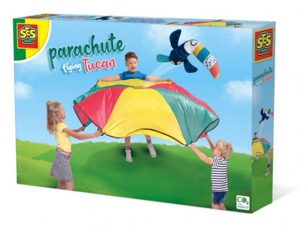 speelparachute vliegende toekan junior 2 meter
