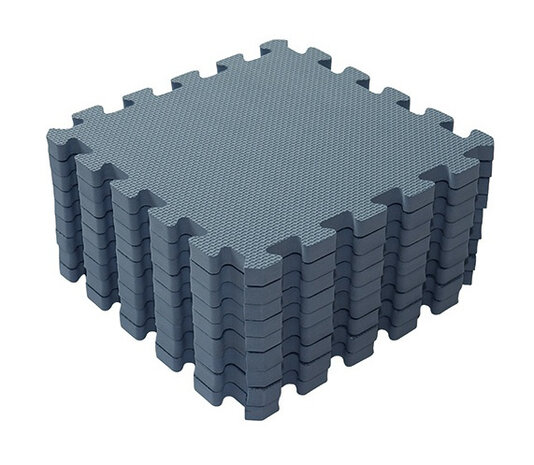 speelmat junior 90 cm foam blauw 9-delig