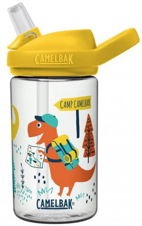 Eddy+ Kids Dino Summer junior 0,4 liter geel