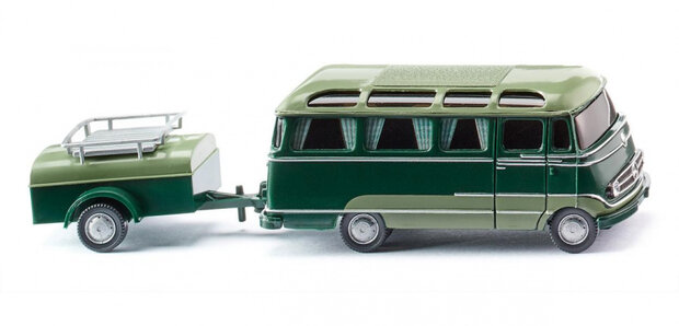 miniatuurbusje MB O 319 Cabrio 1:87 groen