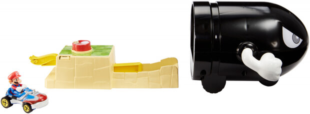 speelset Mario Kart Bullet Bill jongens zwart 3-delig