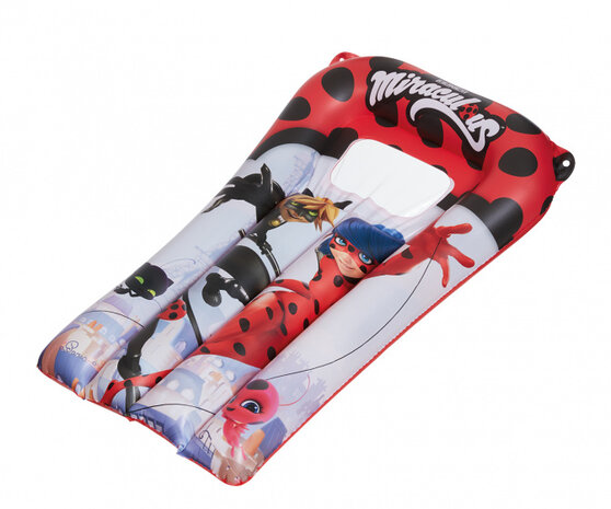 luchtbed junior 67 x 43 cm wit/rood