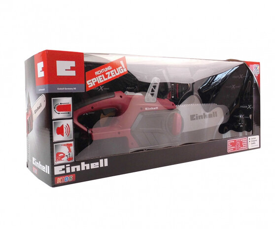 kettingzaag kids Einhell junior 39 cm rood 2 delig