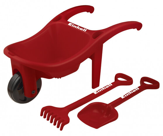 kruiwagen kids Einhell junior 68 cm rood 3 delig