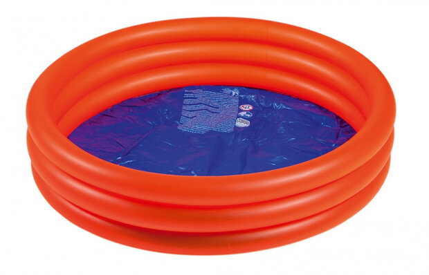 opblaaszwembad 100 x 30 cm rood/blauw