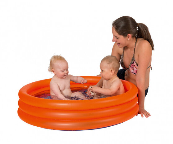 opblaaszwembad junior 122 x 23 cm PVC rood/blauw
