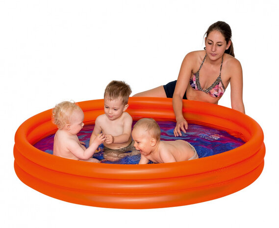 opblaaszwembad junior 157 x 28 cm PVC rood/blauw