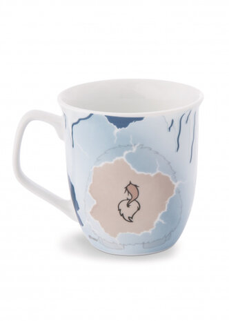 mok Stone Age Friends I hate Monday 410 ml porselein blauw
