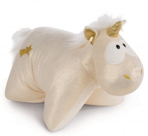 kussen Shooting Star 41 x 40 cm pluche goud