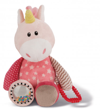 knuffeldier Unicorn Stupsi 25 x 14 x 10 cm pluche/polyester