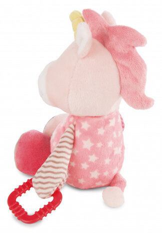 knuffeldier Unicorn Stupsi 25 x 14 x 10 cm pluche/polyester
